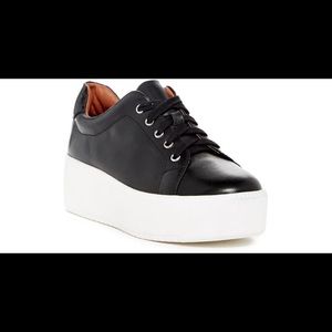 Shelly’s London Leather Platform Sneakers